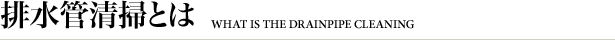 rǐ|Ƃ  | WHAT IS THE DRAINPIPE CLEANING